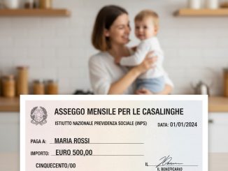 ASSEGNO MENSILE PER LE CASALINGHE
