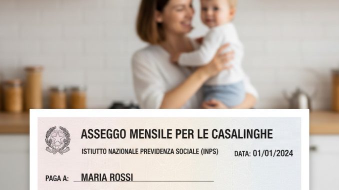 ASSEGNO MENSILE PER LE CASALINGHE