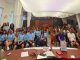 Ragazzi di Martirano, Falerna, Nocera Terinese e San Mango d'Aquino durante la presentazione del viaggio studio a Framlingham