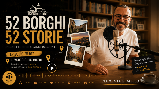 52 Borghi, 52 Storie — il podcast di Clemente Aiello su YouTube e Spotify
