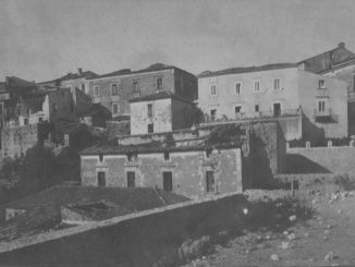 Martirano antica — foto storica del paese prima del terremoto del 1905