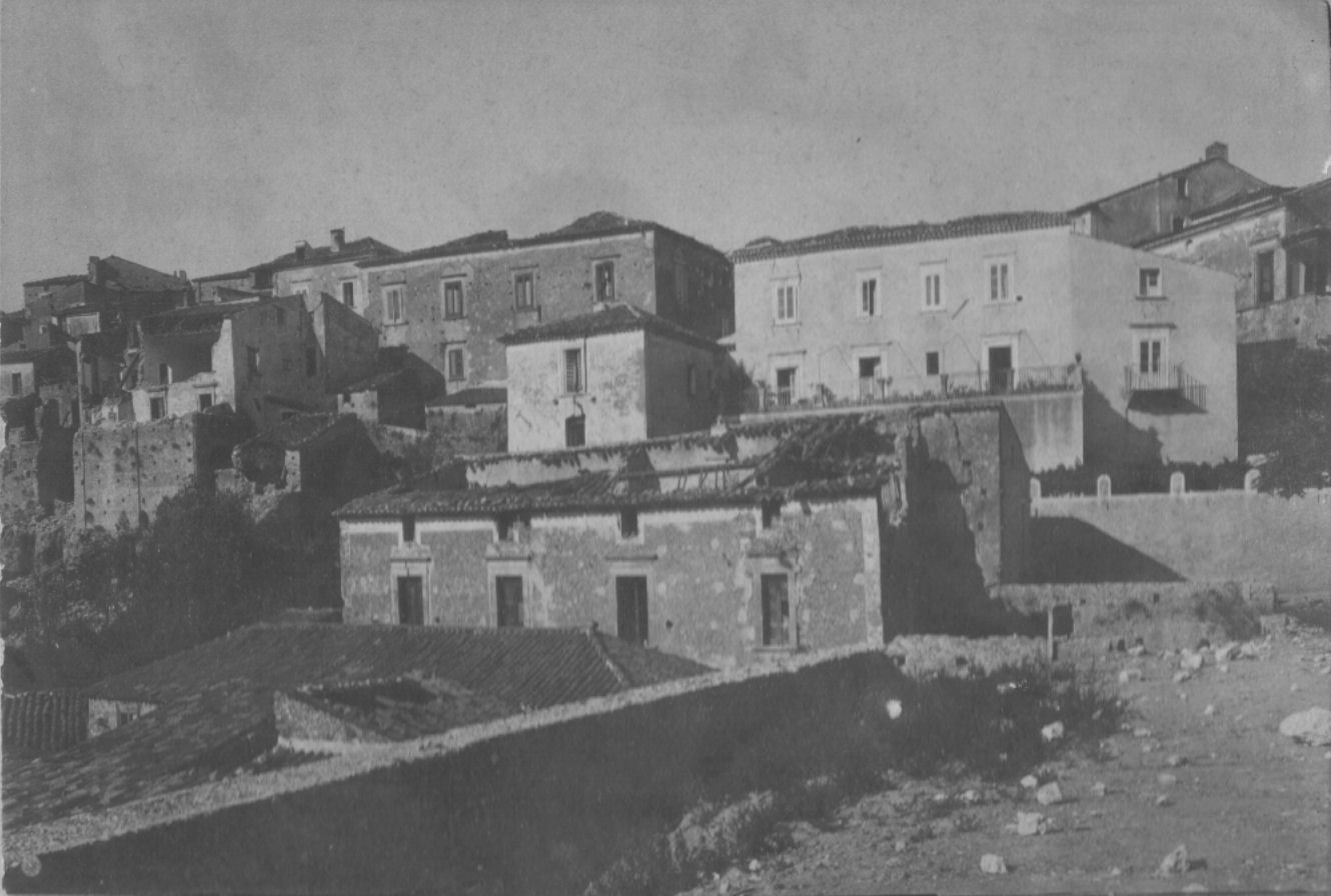 Martirano antica — foto storica del paese prima del terremoto del 1905